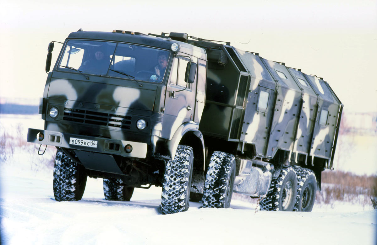 Camioane pentru uz militar KAMAZ.